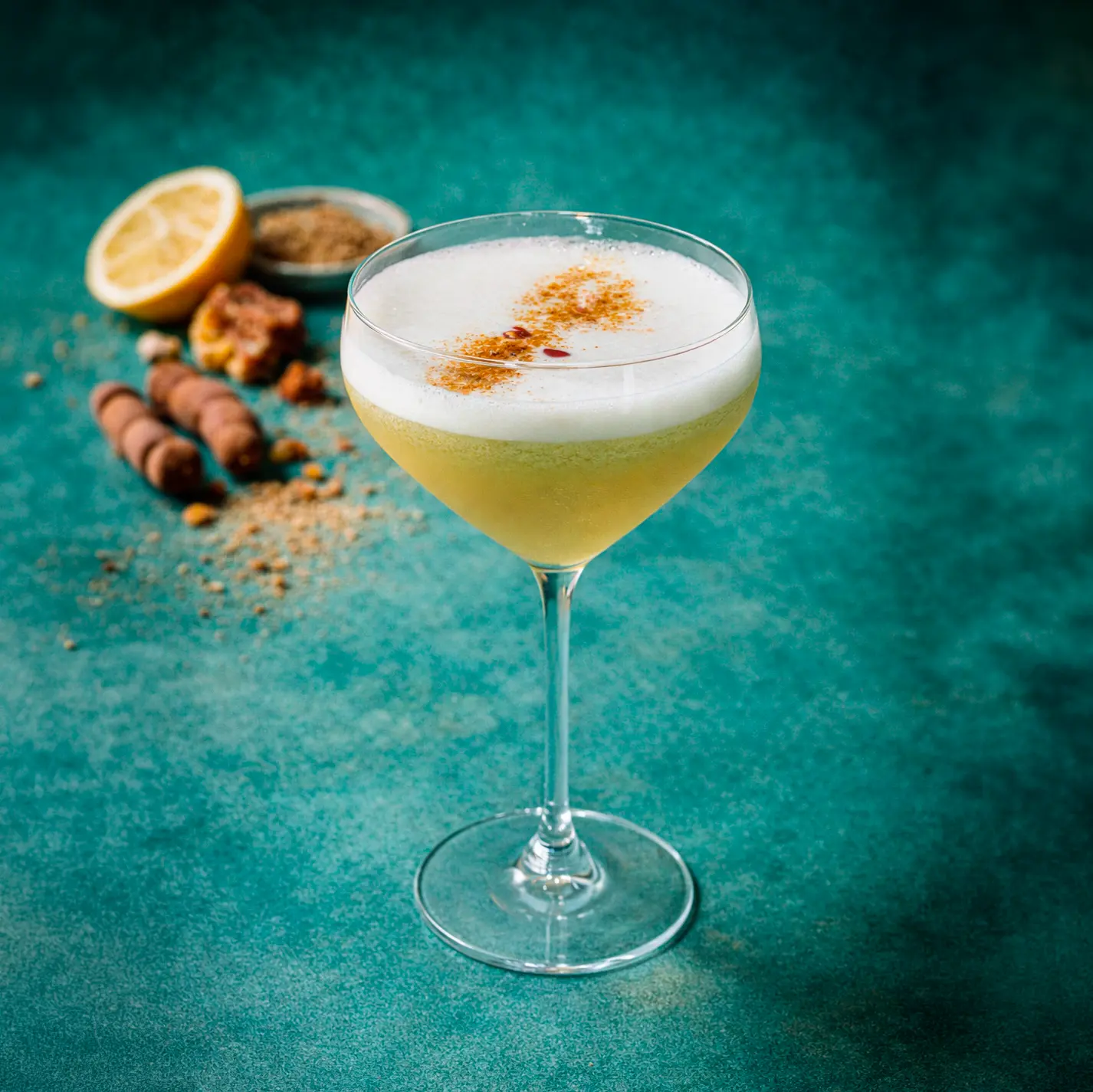 Andhra White Sour cocktail